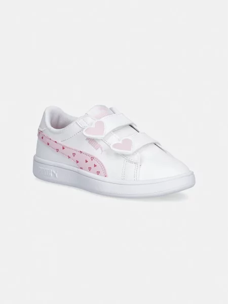 Sneakersy Puma Puma Smash Hearty V PS 01 biela
