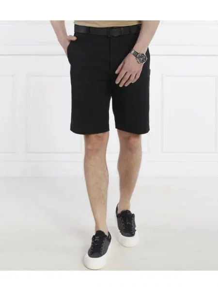 Hugo Blue Pantaloni scurți negru