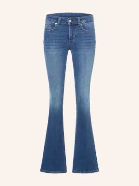 Liu Jo Bootcut Džíny den.blue short root modré