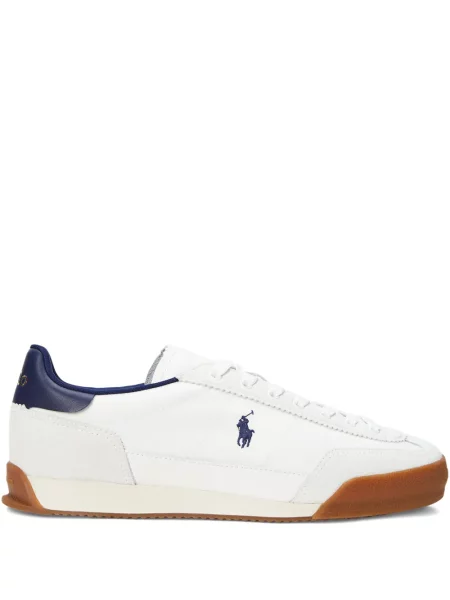 Slip de baie Polo Ralph Lauren alergare cu cordon cu imagine alb