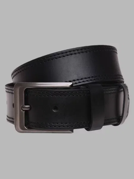 Кожаный ремень Borsa Leather черный