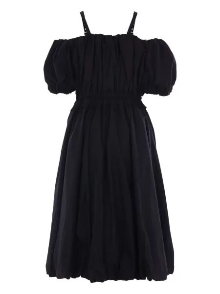 Rochie midi Noir Kei Ninomiya până la genunchi de costum negru