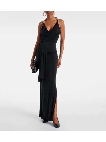Rochie Balmain drapată negru