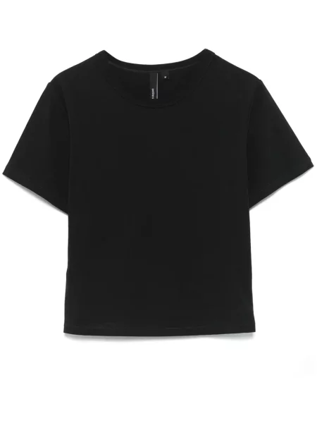 Cropp tricou Entire Studios din jerseu negru