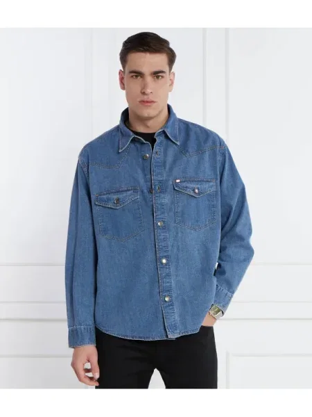 HUGO Cămașă Elpazo | denim albastru