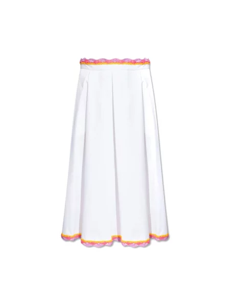 Spódnica midi Moschino biała