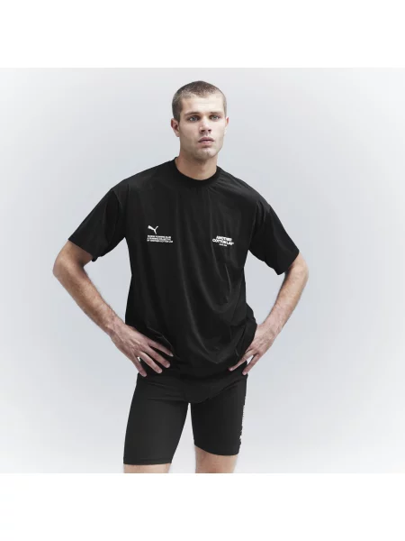Koszulka unisex PUMA x ANOTHER COTTON LAB Sunday Running Club Odzież S czarny