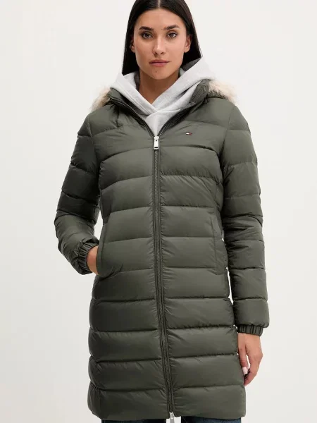 Tommy Jeans kurtka puchowa zielony