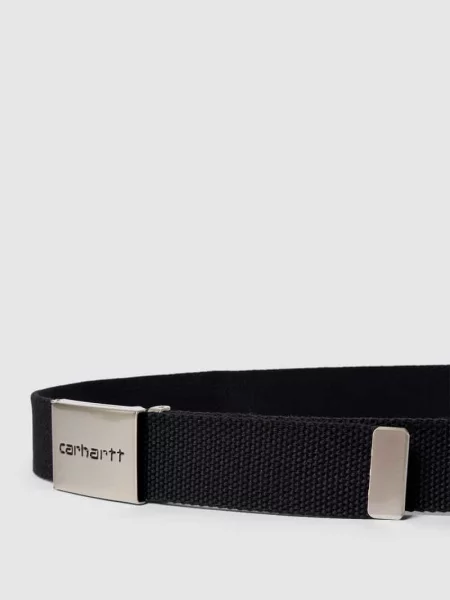 Pasek Carhartt Work In Progress z paskiem casual czarny