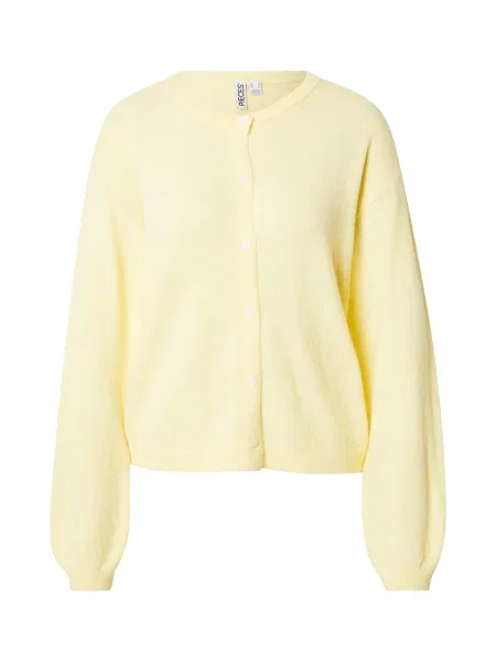 PIECES Geacă tricotată PCNAOMI' galben