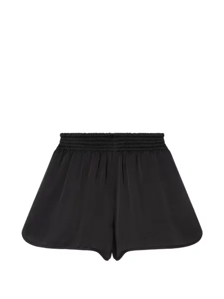 Pantaloni scurți Stella Mccartney din satin negru