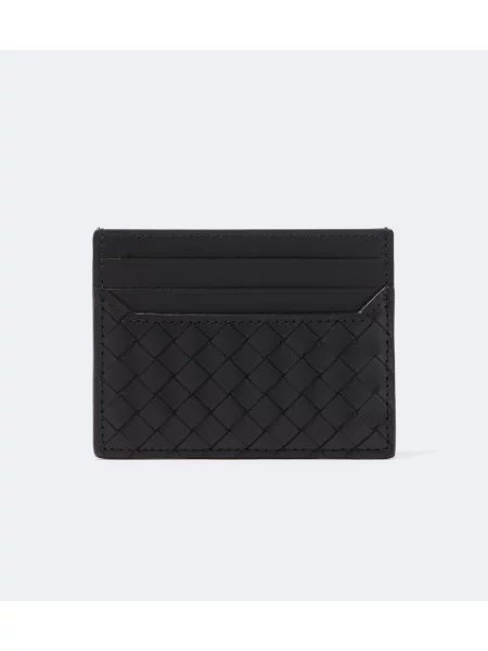 Portofel Bottega Veneta din piele negru