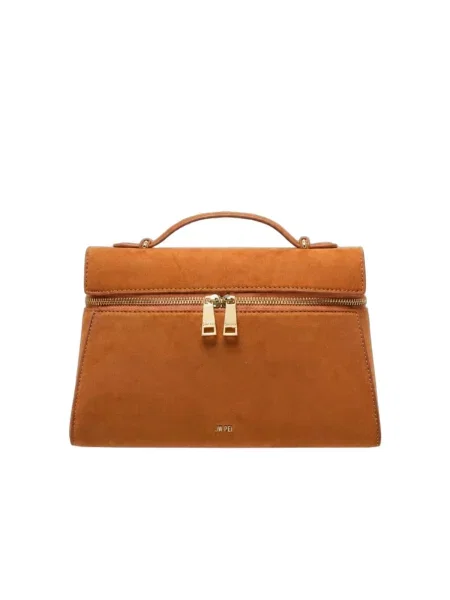 JW PEI Kézitáska JW PEI Sac à main Thea Large Faux Suede Caramel Brown' barna