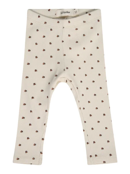 Lil'Atelier Leggings NBNLago Kye crem / roșu negru