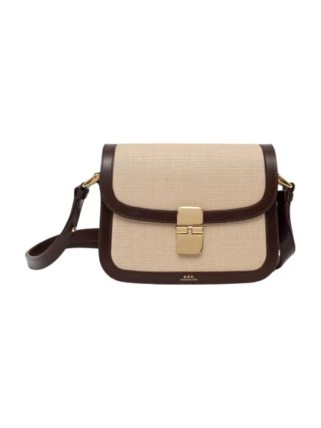 A.P.C. torebka crossbody SAC GRACE SMALL beżowa