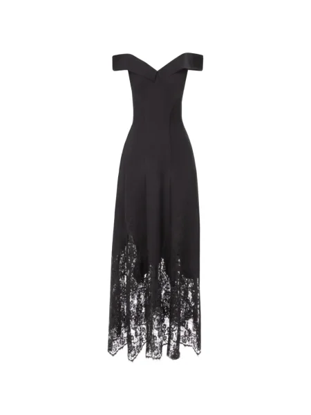 Rochie midi Gemy Maalouf până la genunchi de costum negru