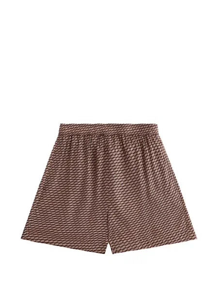 Pantaloni scurți Kith cu imagine maro