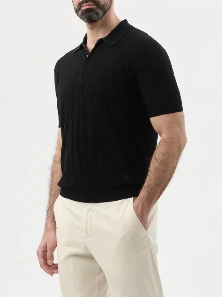 Поло Emporio Armani черное