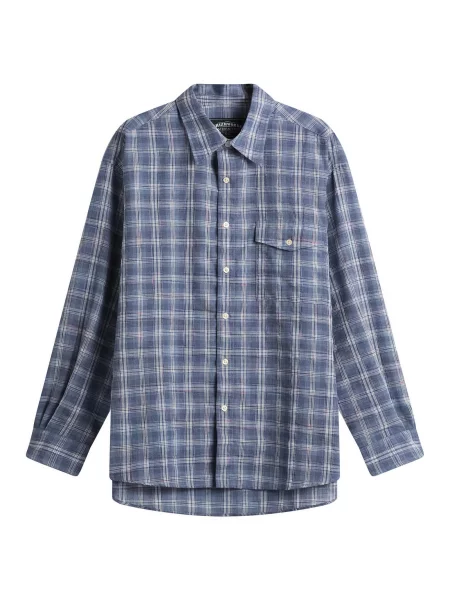 Koszula w kratkę Frizmworks w kratę niebieska