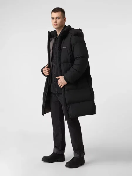 Пальто Armani Exchange чорний