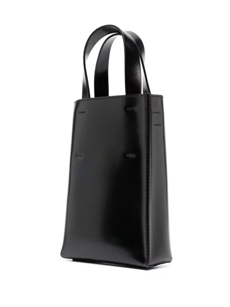 Geantă shopper Marni din piele negru