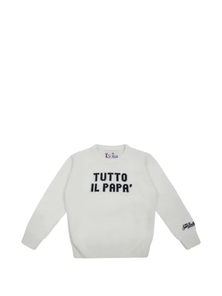 Sweter dziecięcy Mc2 Saint Barth biały