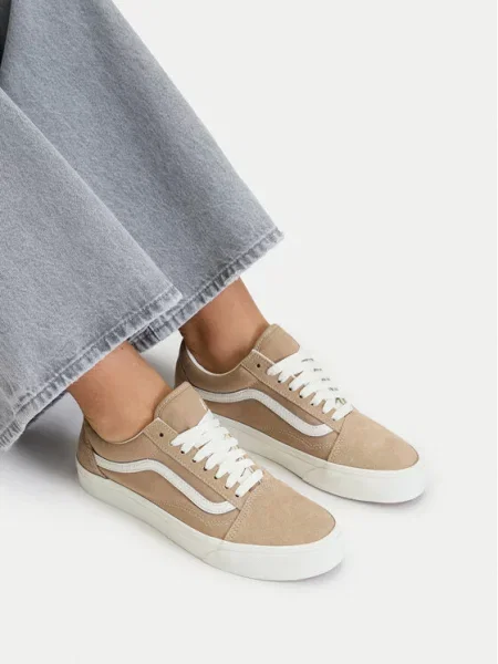VANS Niske tenisice OLD SKOOL / bijela bež