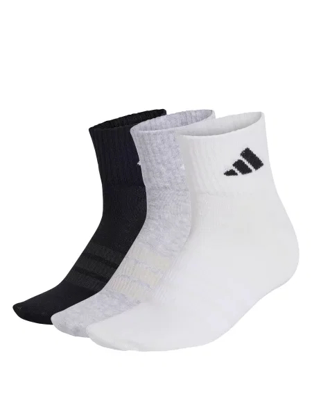 ADIDAS PERFORMANCE Sportovní ponožky světle šedá / černá bílá