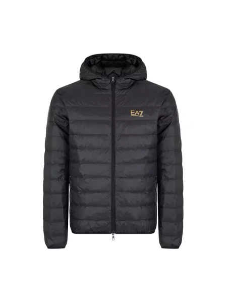 Kompaktowa kurtka puchowa Emporio Armani Ea7 czarna