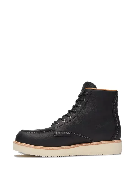Botine Timberland cu șireturi din dantelă negru