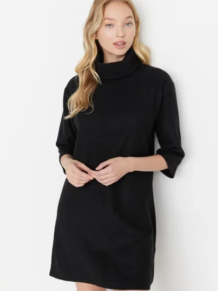 Trendyol Rochie tricotat negru
