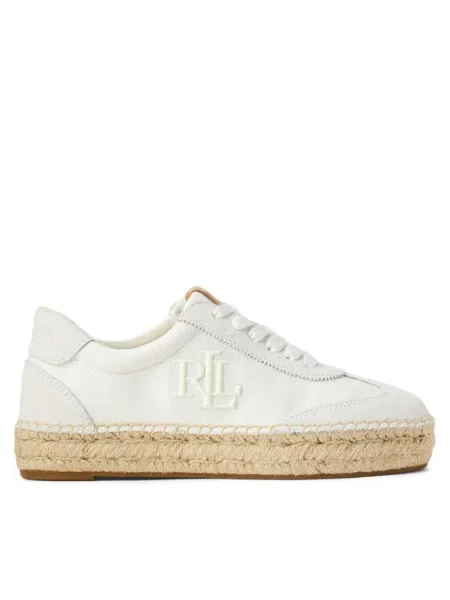 LAUREN RALPH LAUREN Espadrilky Luize biela