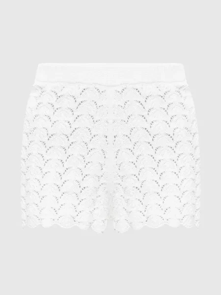 Шорти Tiran з ажурним візерунком Lou Lou Studio білі