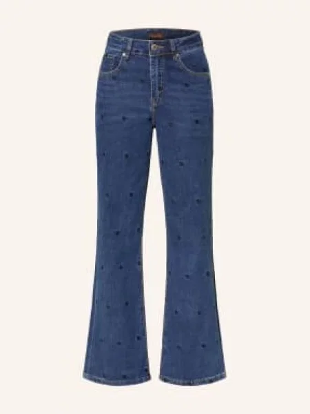 Miss Goodlife Rovné Džíny 24 blue modré