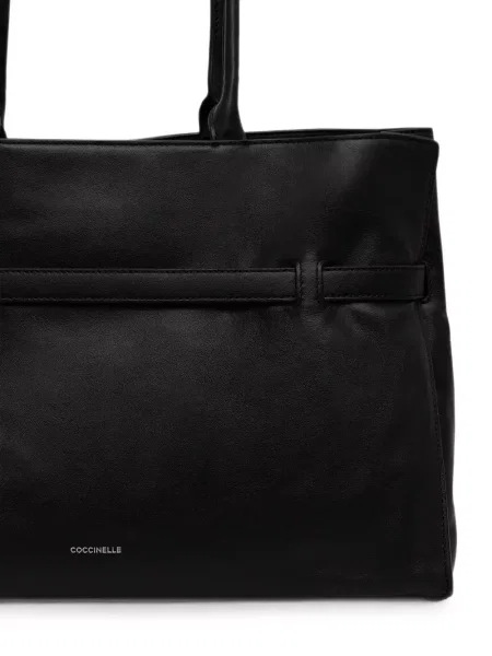Geantă shopper Coccinelle din piele negru