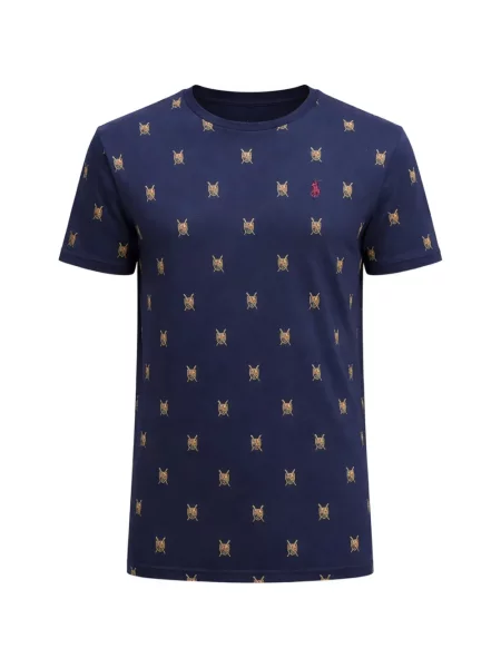 Tricou polo Polo Ralph Lauren cu imagine albastru