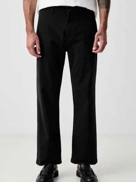 U.S. Polo Assn. pantaloni pentru bărbați din cu RELAXED FIT CHINO negru