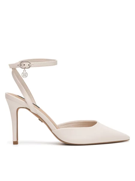 Sneakersy Nine West na szpilce białe