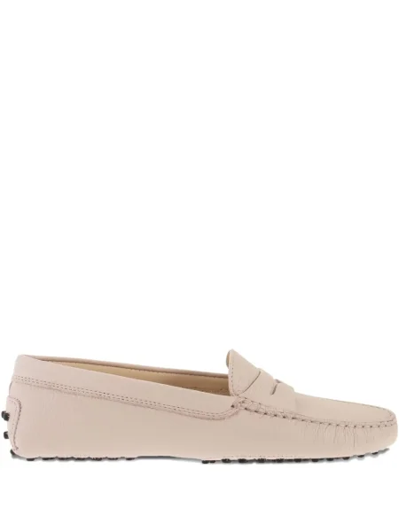 Pantofi loafer Tod's din piele roz