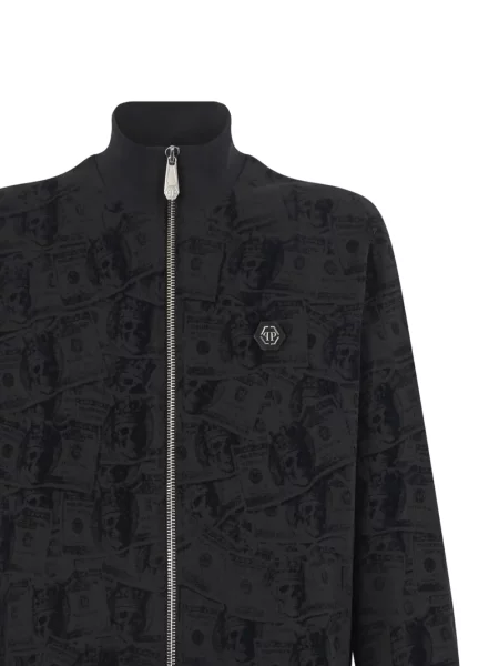 Geacă Philipp Plein cu imagine negru