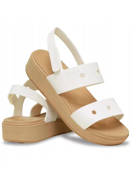 Sandały Dla Dzieci Crocs Brooklyn Sandal białe