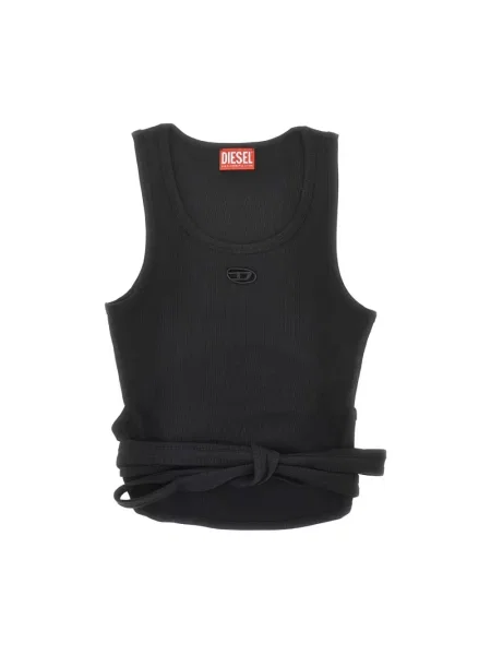 Top Diesel bez rękawów czarny