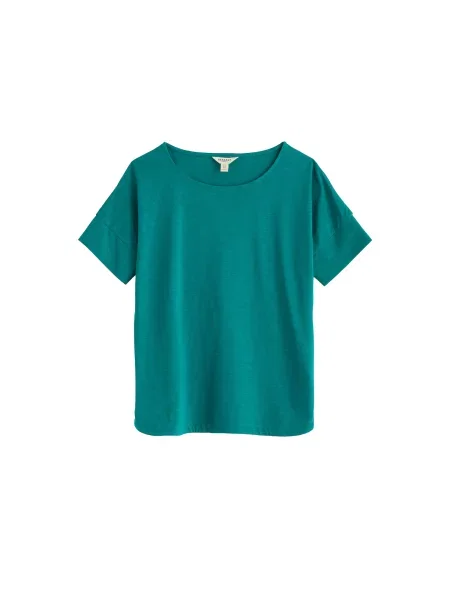 Seasalt Cornwall Tricou Bryher View petrol verde