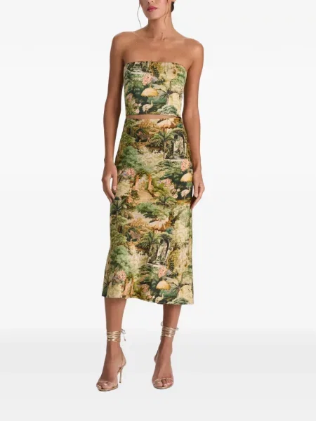Top Alice + Olivia cu imagine verde