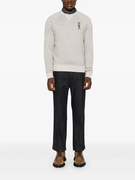 Tricou polo Polo Ralph Lauren gri