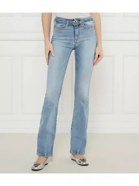 Pinko Blugi FLORA | flare fit albastru