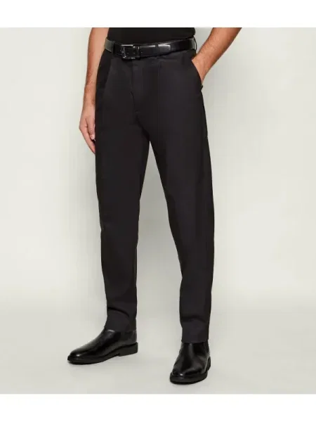 Calvin Klein Pantaloni chino | Tapered fit negru