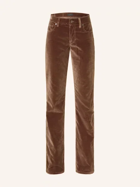 Haikure Bootcut Kalhoty Carly S Rozšířenými Nohavicemi hnědá