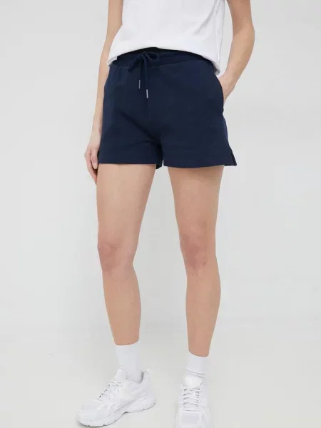 Pepe Jeans rövidnadrág sötétkék sima magas derekú