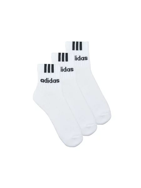 Nogavice Adidas s črtami bela